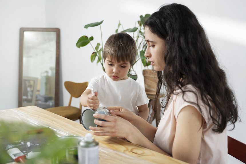 Ibu dan anak ngobrol 10 menit sambil bermain tanpa gadget