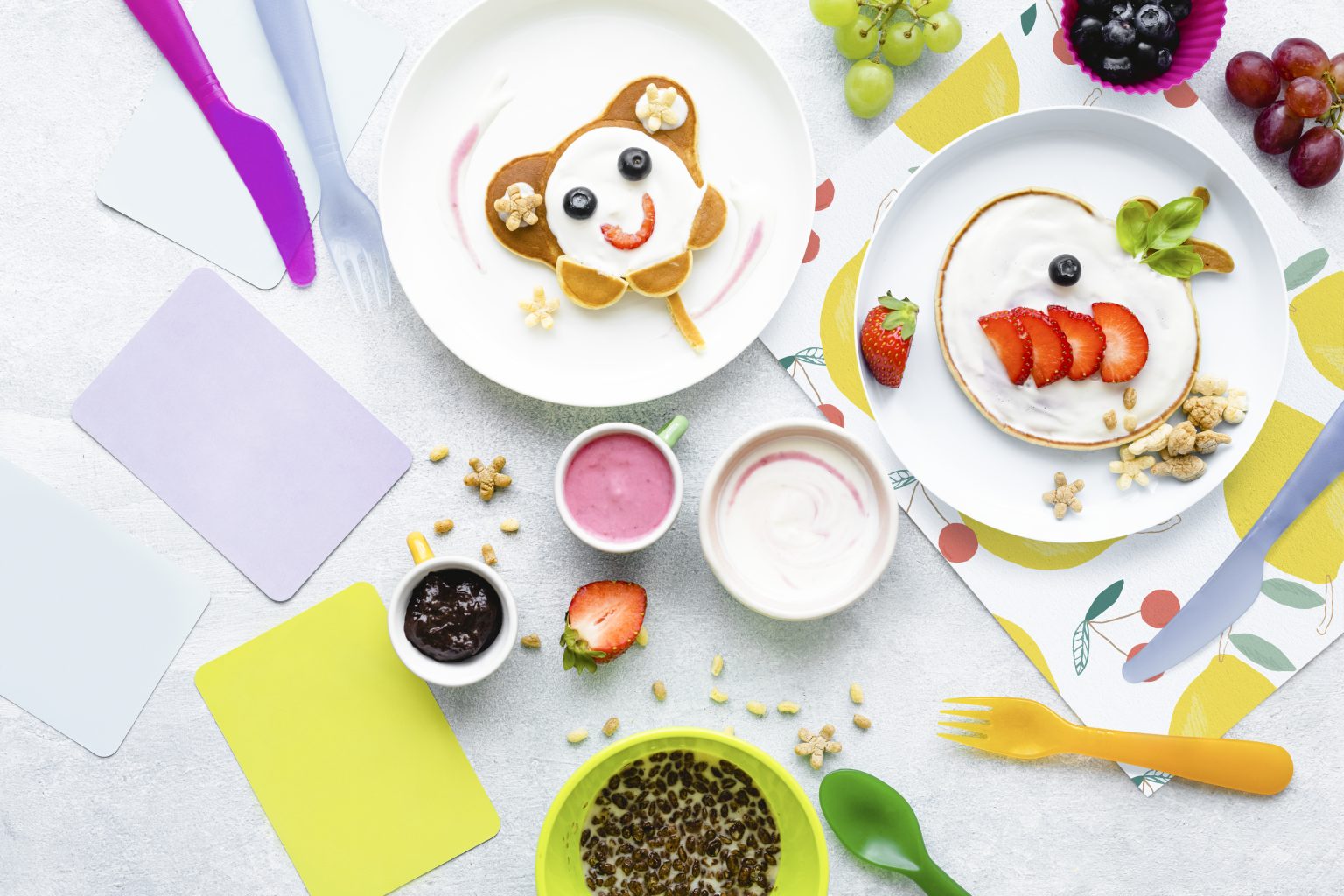 Makanan beragam untuk memenuhi vitamin harian anak