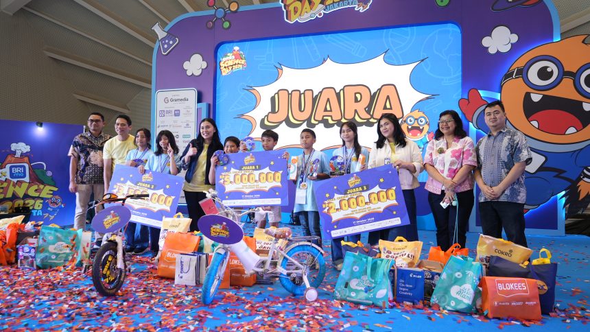 Keseruan Gramedia Science Day Jakarta 2026 Telah Berhasil Digelar! Mempertemukan Ratusan Ilmuwan Cilik yang Bersiap Mengikuti Kompetisi Sains Interaktif!